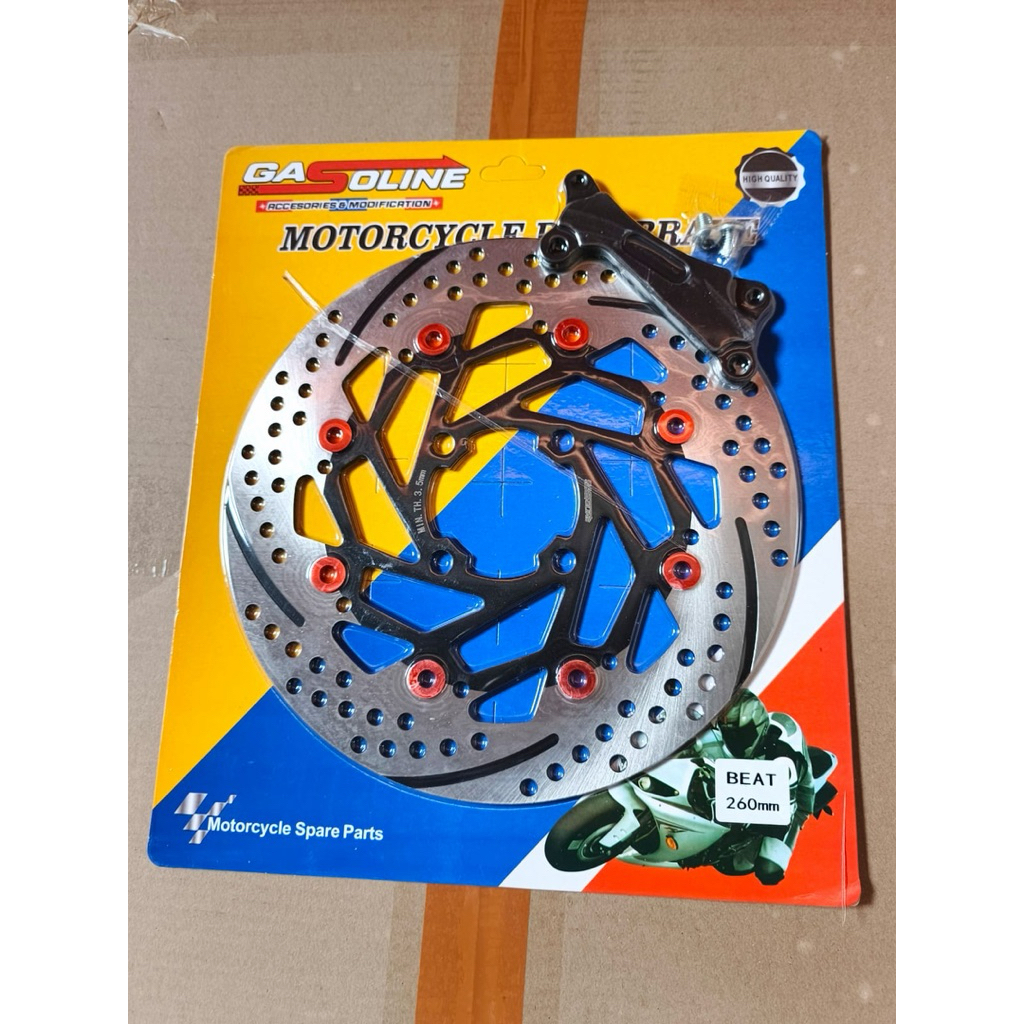 Piringan cakram variasi ukuran 260mm beat vario scoopy model FLOATING TDX PREMIUM ukuran 260mm PNP