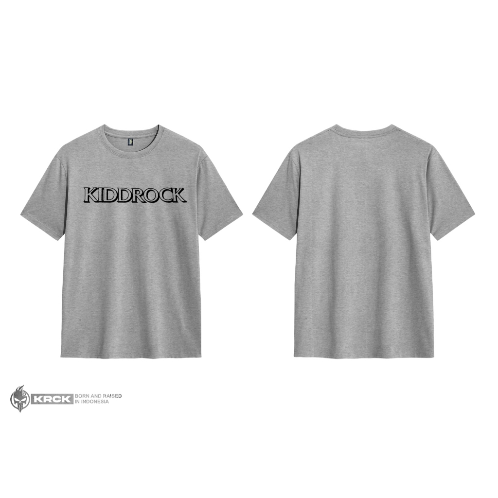 Kiddrock T-Shirt Short Sleeve ARTROCK Lengan Pendek Abu Misty/Misty Grey
