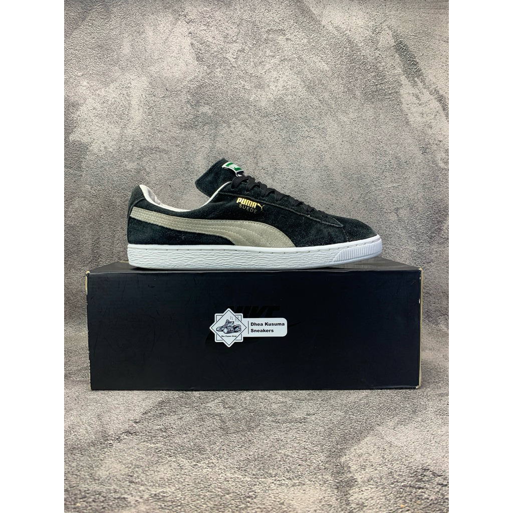 Sepatu Second Casual  Puma Suede Classic Black White  Size 42,5 insole 27,5 cm  Original Guarantee 1