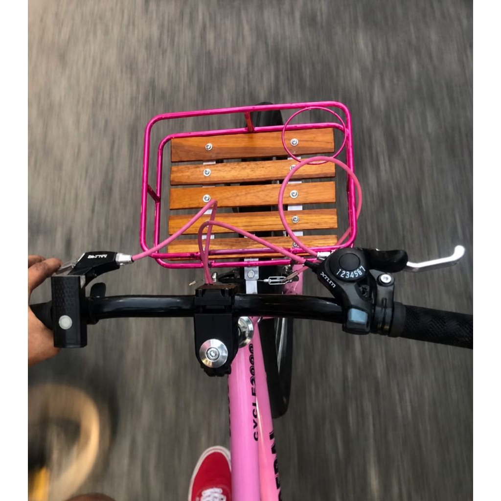 Keranjang depan sepeda mtb fixie lipat federal keranjang depan sepeda universal