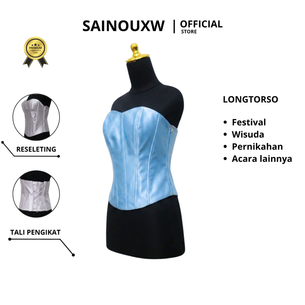 LONGTORSO KEMBEN / BUSTIER KAMISOL