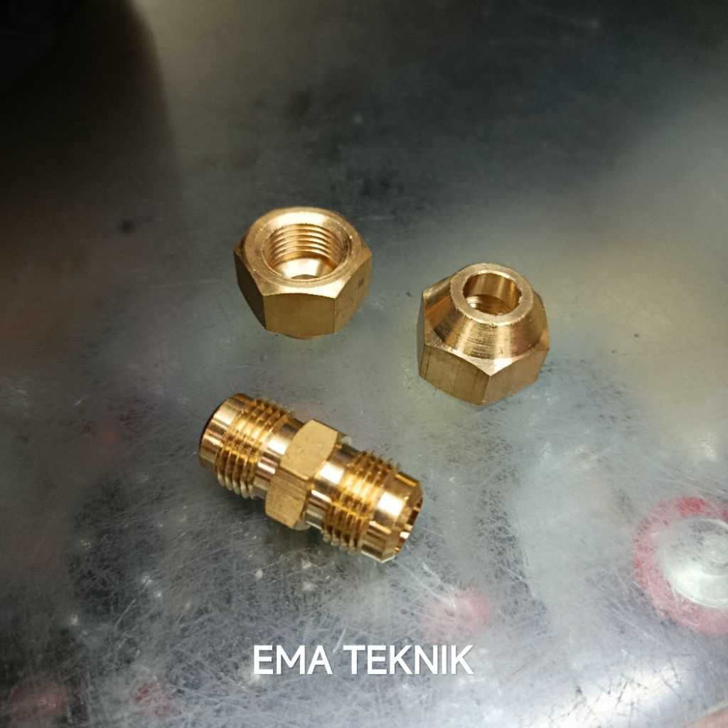 Double nepel AC Nepel Union AC 3/8" (10mm)
