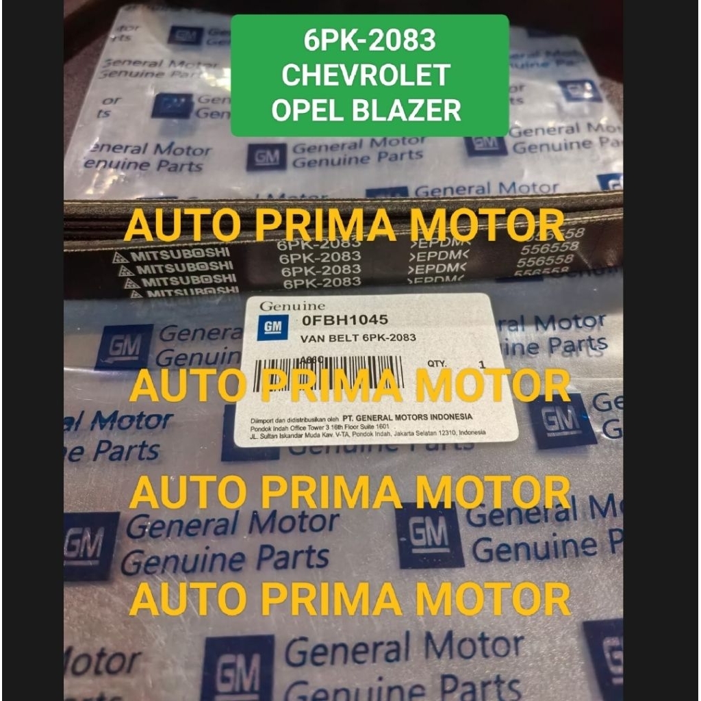 FAN VAN V BELT TALI KIPAS 6PK2083 OPEL BLAZER 6PK-2083