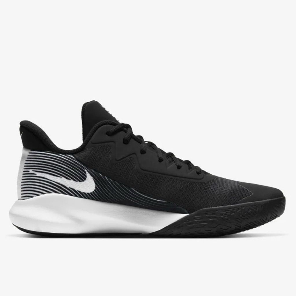 Sepatu Basket Pria Nike Precision 4 Black/White