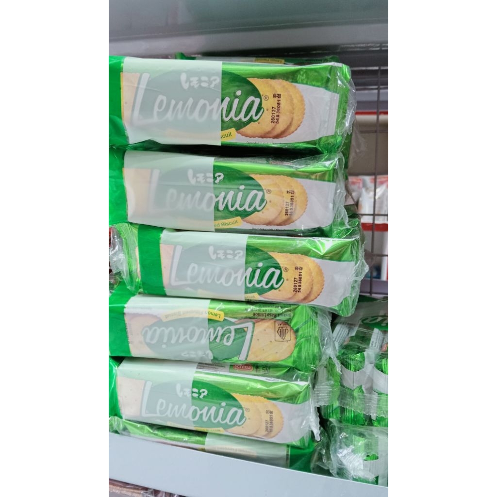 LEMONIA BISKUIT 1 RENCENG ISI 10 PCS
