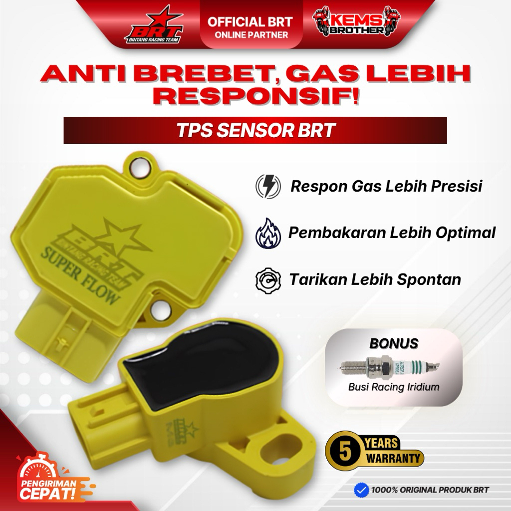 TPS Sensor BRT - Honda & Yamaha - Vario 125/150, Beat FI/POP/Street, Scoopy, NMAX, Aerox, MX King, S