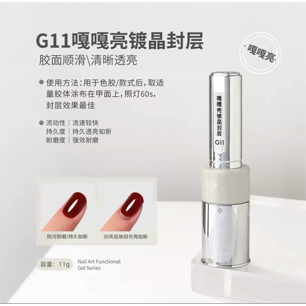[READYSTOCK] Nail Yolly Essential Top Coat G11