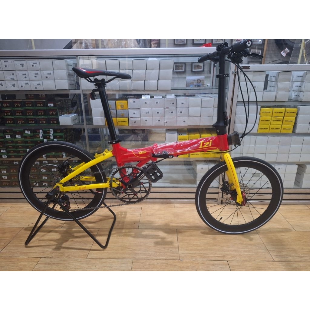 SEPEDA LIPAT 20" ELEMENT IZI Q5 1X9 SPEED SENSAH FRAME ALLOY