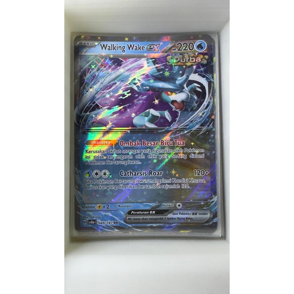 Pokemon Indonesia Walking Wake Ex 049/187 RR sv8a Festival Terastal