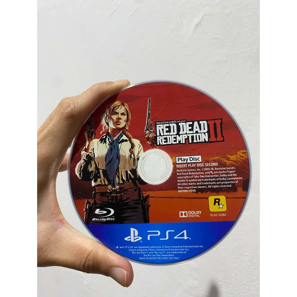 Kaset BD PS4 RDR 2
