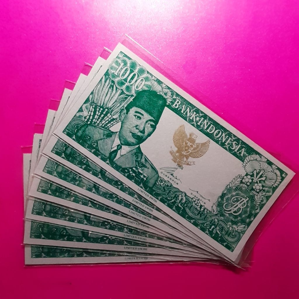 uang 1000 rupiah sukarno replika tahun 1964