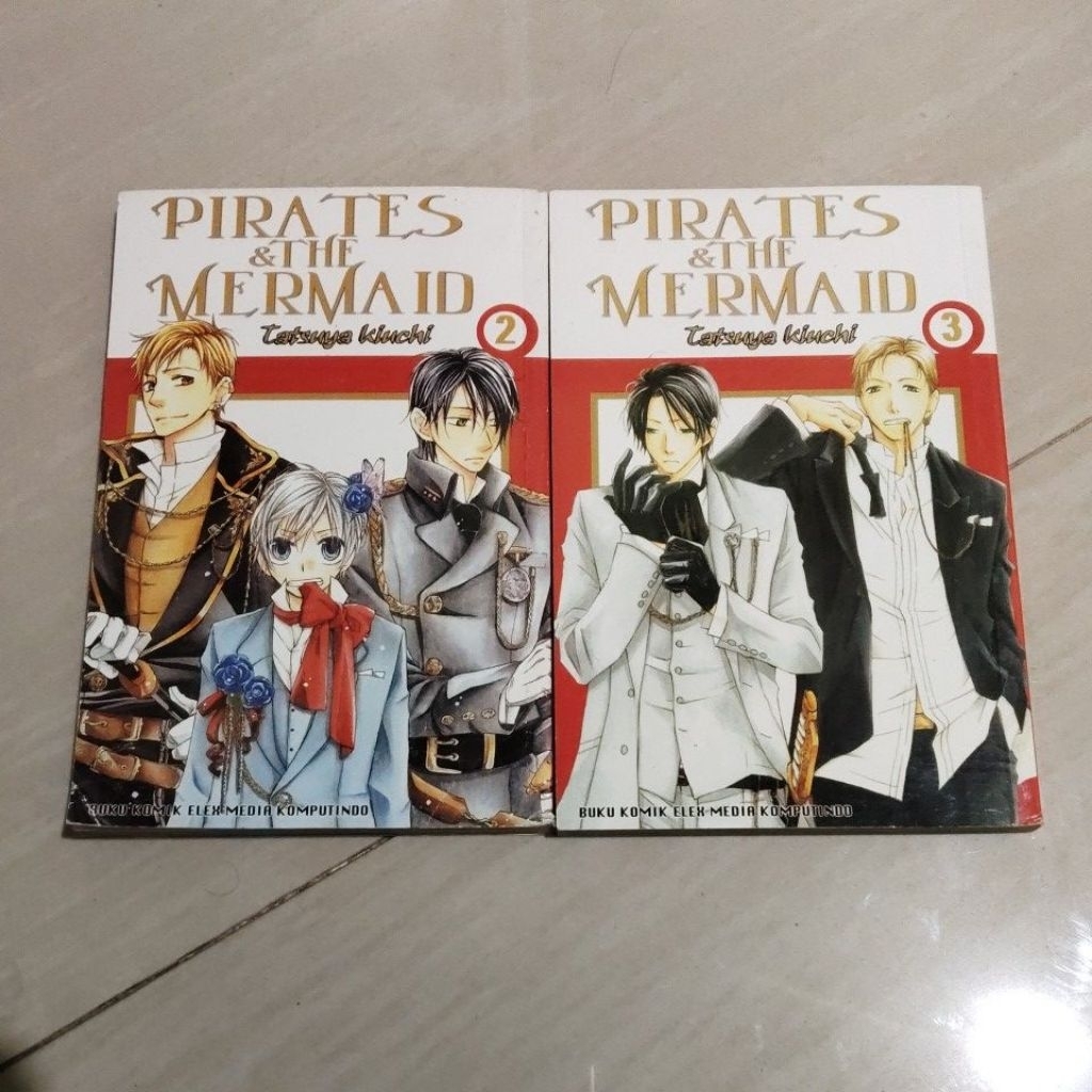 2 KOMIK ORI KOMIK PIRATES & THE MERMAID NO 2 & 3 PENERBIT ELEX MEDIA KOMPUTINDO