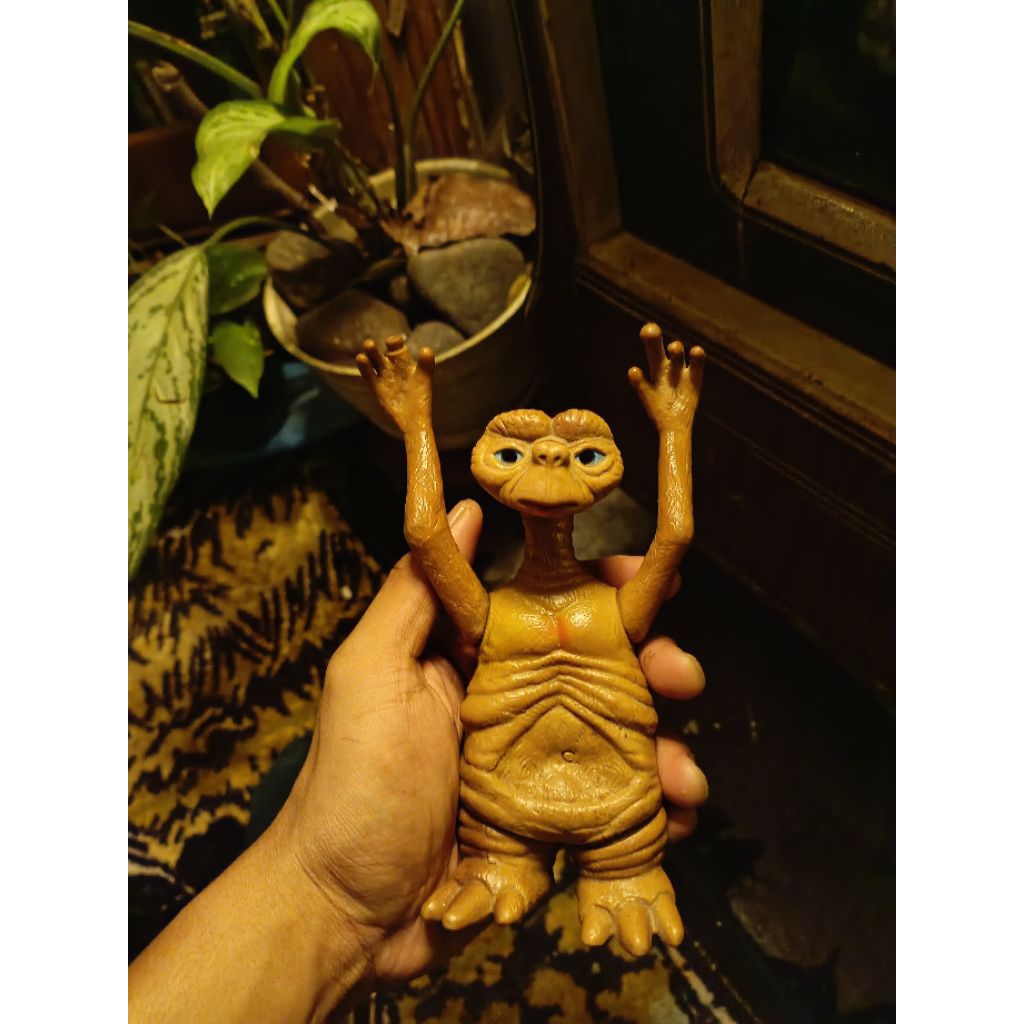 Figure E.T Extra Teresstrial Alien Rare Vintage Mainan Jadul 80an