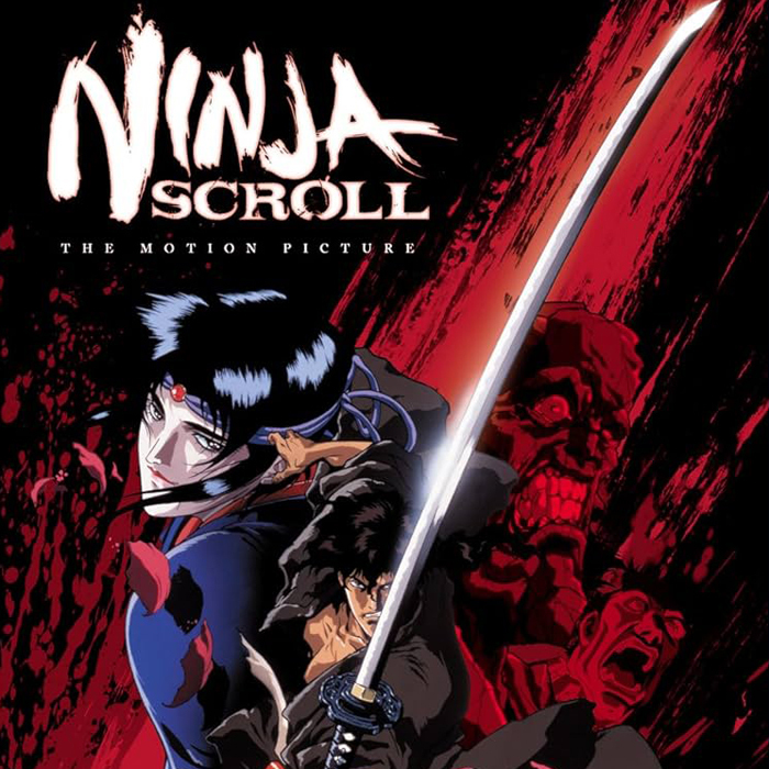 kaset DVD film animasi jepang Ninja Scroll (1993)