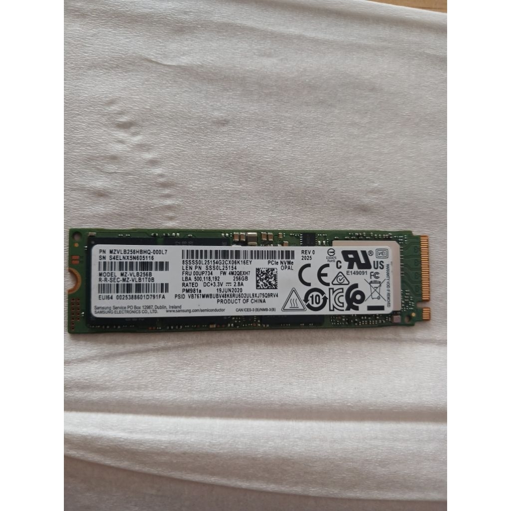 SSD M2 NVME 256GB SAMSUNG ORI COPOTAN
