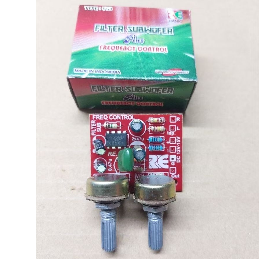 Kit Filter Subwoofer Plus Frekuensi ( 553 )
