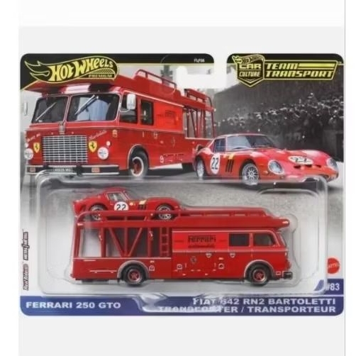 Hotwheels Hot Wheels Car Culture Team Transport  Set Ferrari 250 GTO