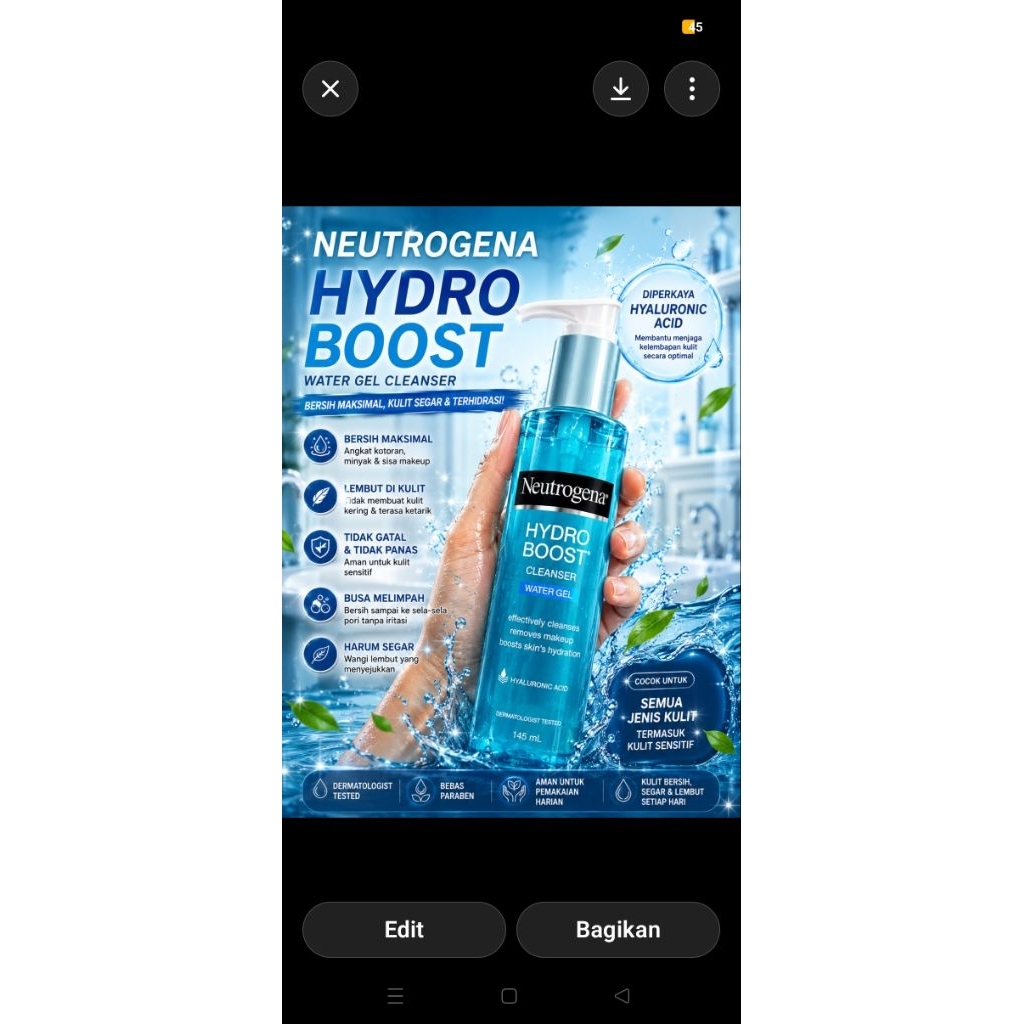 Neutrogena HYDRO BOOTS Cleanser
