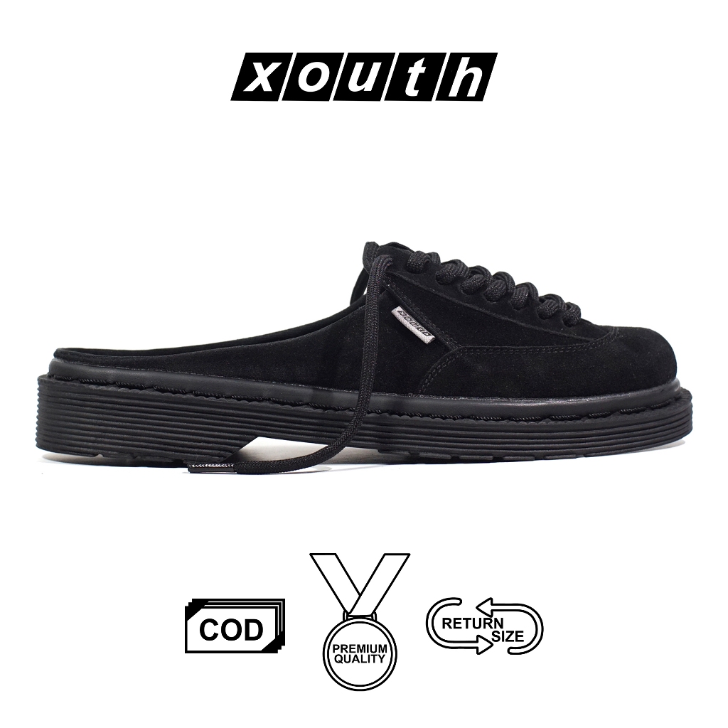polly beater black - mules xouth