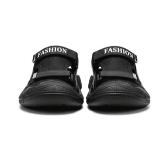 Sandal Pria Okayama Black Sendal Anti Licin Berventilasi Untuk Santai outdoor Hiking Pantai