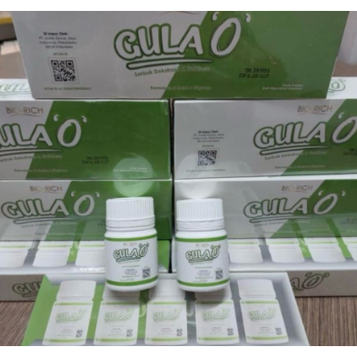 PROMO: GULA O BIO-RICH 1 BOX ISI 5 BOTOL