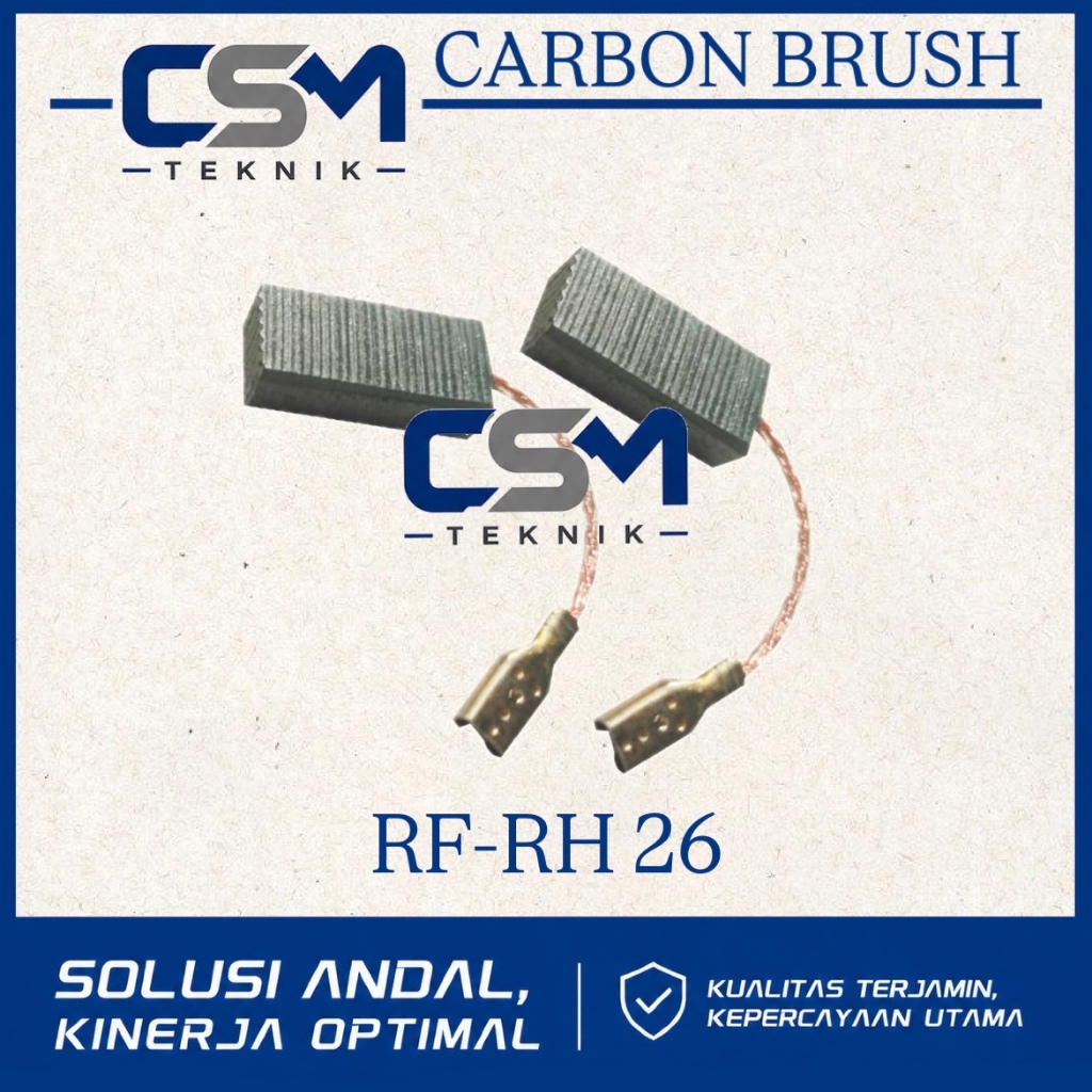 CARBON BRUSH ARANG MESIN ROTARY HAMMER REDFOX RF-RH26 ARENG BOR BOBOK REDFOX RF RH 26
