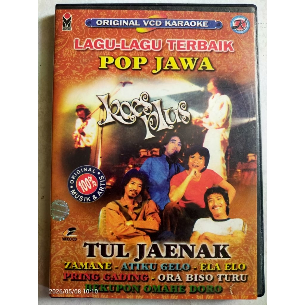 VCD jadul "lagu-lagu terbaik pop jawa" KOES PLUS