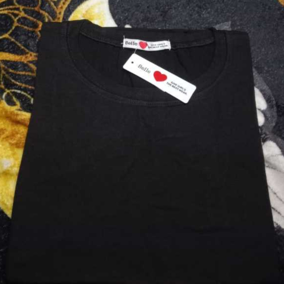 Baju Kaos Belle Polos Wanita ORI Lengan Pendek