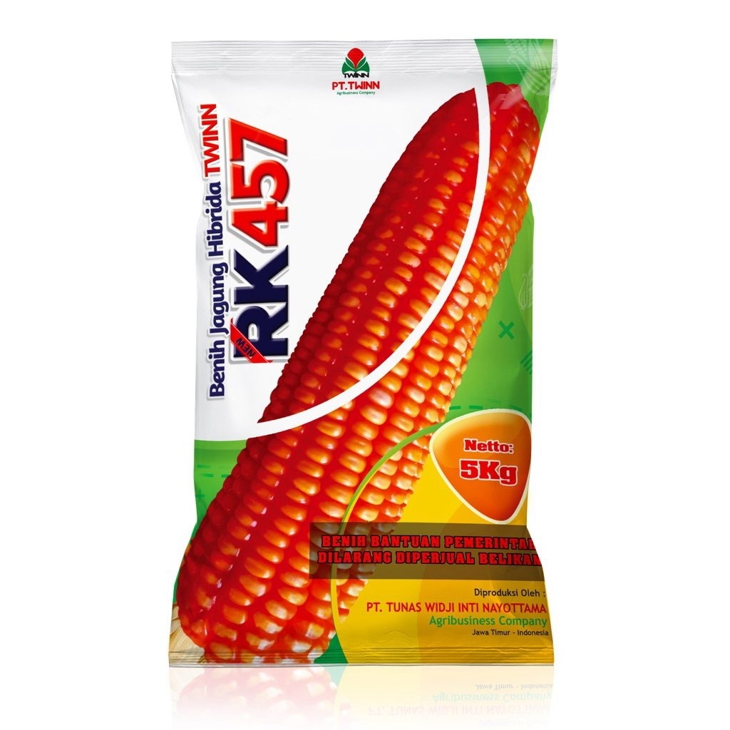 benih jagung hibrida RK 457 kemasan 5kg