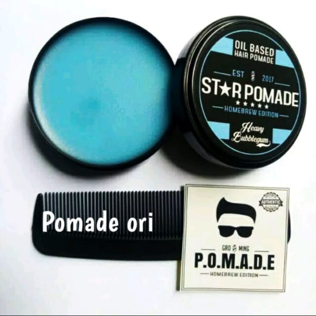 Star Pomade oilbasd 50 gram Pomade Oilbasd original