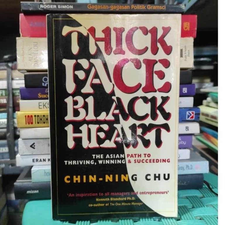 Thick face black heart by chin ning chu ASLI ORIGINAL