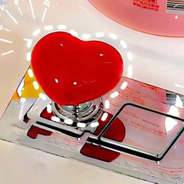 (BOW) Handle Pegangan Tutup Closet Pengangkat Tutup WC Bentuk Love