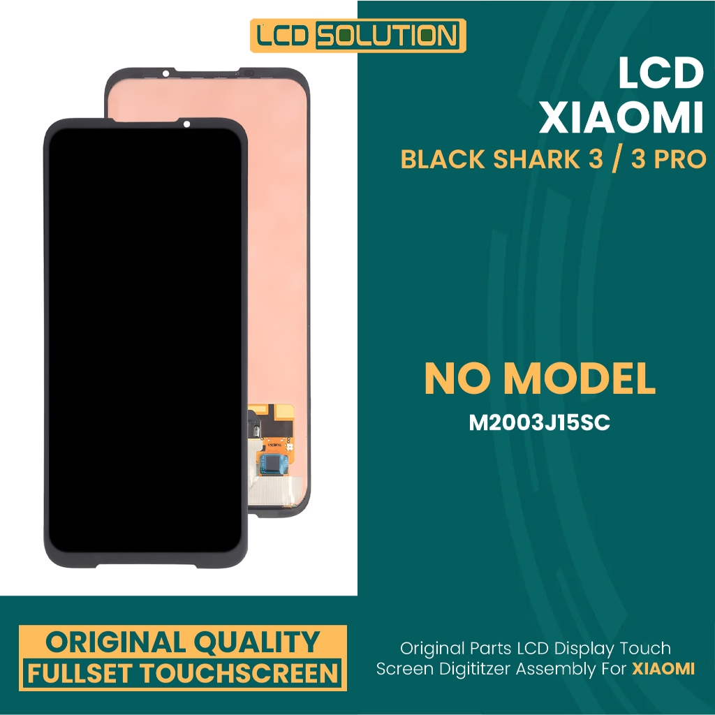 Grosir LCD Xiaomi Black Shark 3 / 3 Pro Support Fingerprint - Fullset Touchscreen (ANTI PECAH)