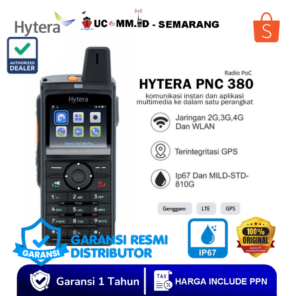 Hytera Pnc 380 Pro Wifi 4G LTE Gps Ht Poc Hytera Pnc380 Pnc-380 Pro Ht Gsm Hytera Original