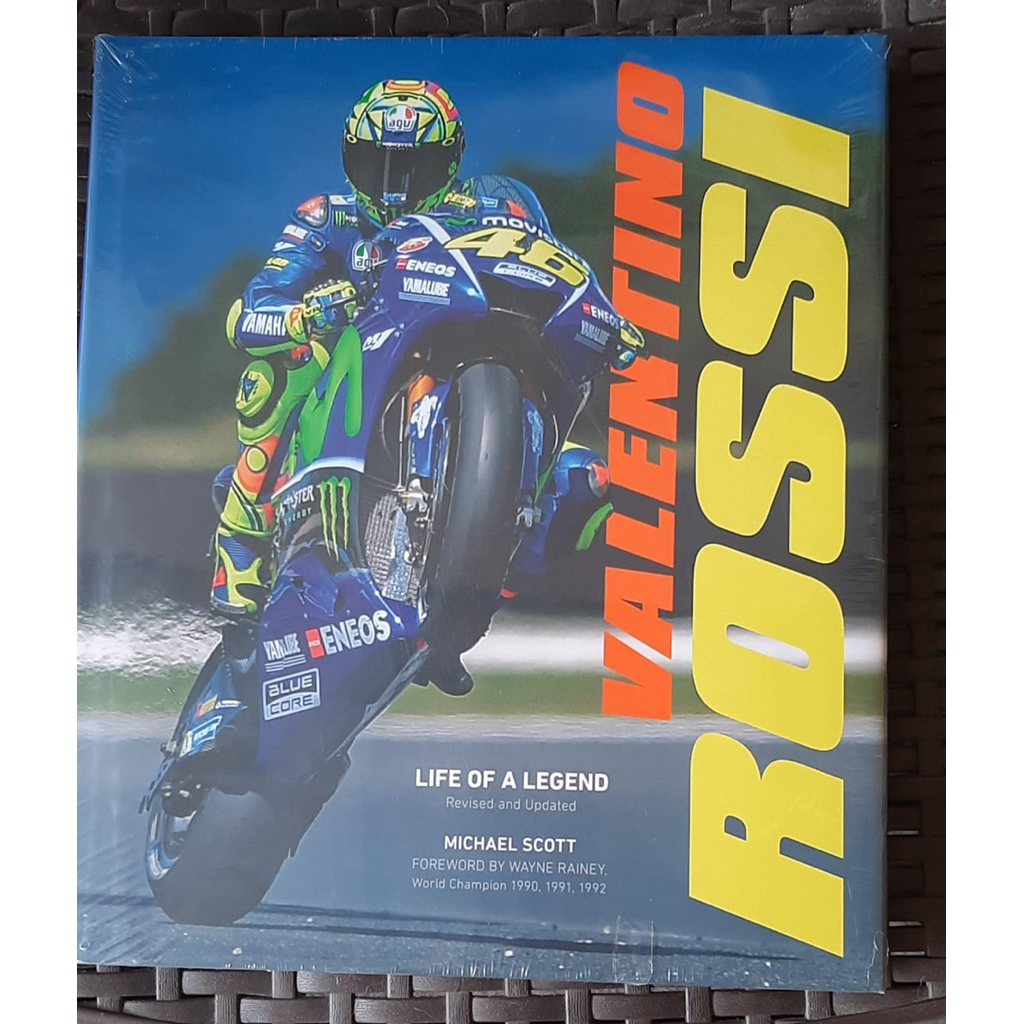 BUKU BIOGRAFI VALENTINO ROSSI LIFE A LEGEND (KONDISI BARU)