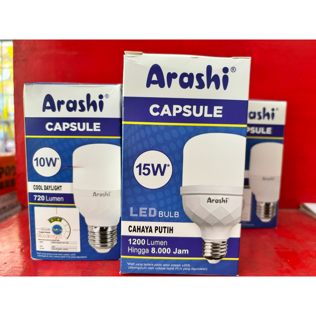 Arashi Led Bulb / Lampu Arashi Capsule Led Bulb
