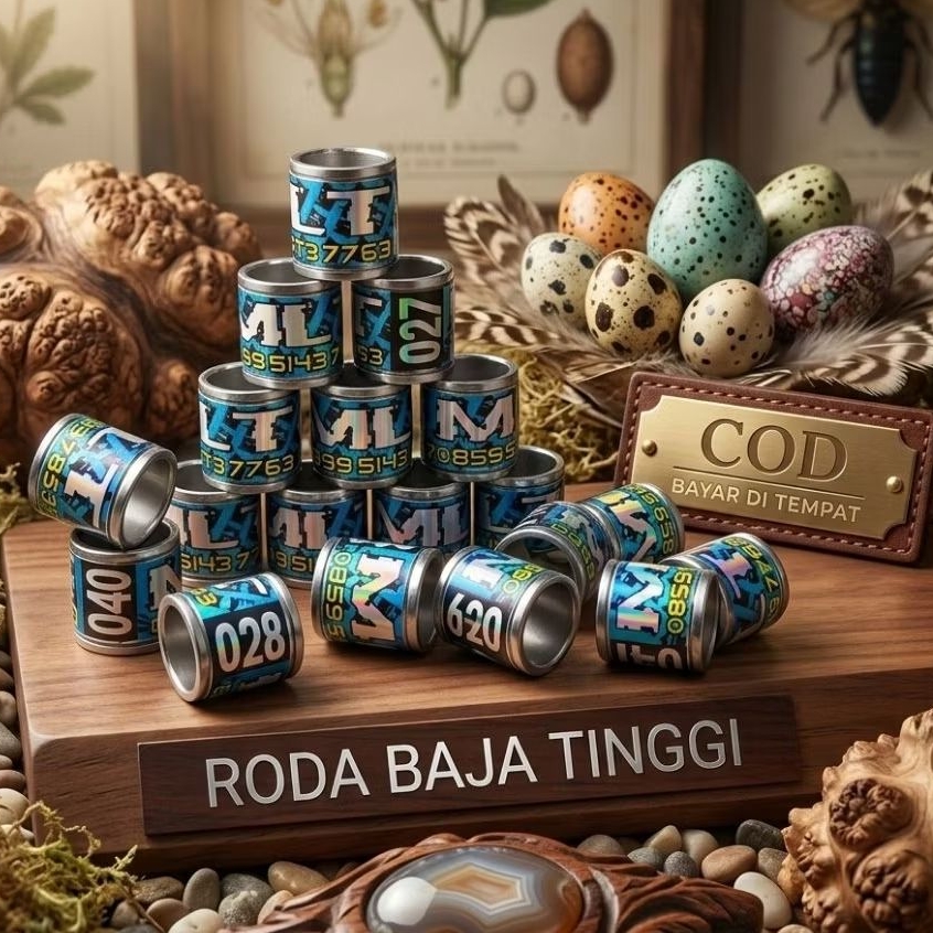 10 biji ring burung merpati/RING BURUNG MERPATI/ Roda baja
