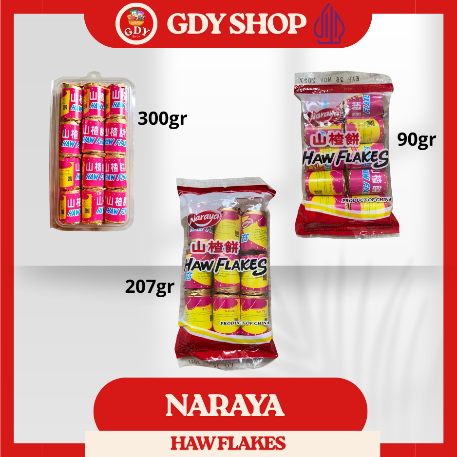 Naraya Haw Flakes 90gr, 207gr, 300gr Halal Bpom