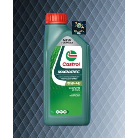 Oli Mesin Castrol Magnatec 10W-40 1 Liter - Perlindungan Instan, Universal untuk Mobil & Motor, Mole