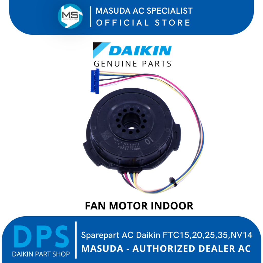 Motor Kipas Indoor AC Split Standard Thailand FTC Series Kompatibel Daikin 1/2-1,5 PK