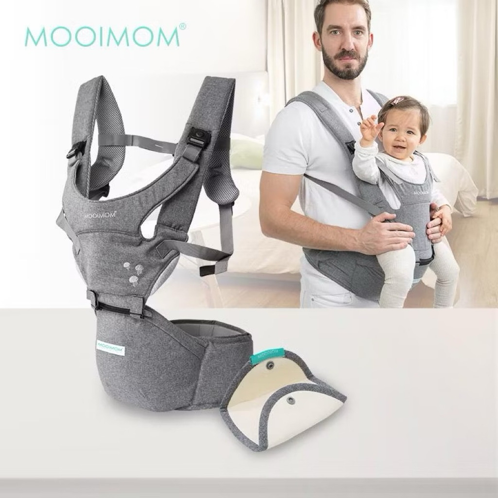 PRELOVED MOOIMOM LIGHTWEIGTH HIPSEAT CARRIER - BABY CARRIER