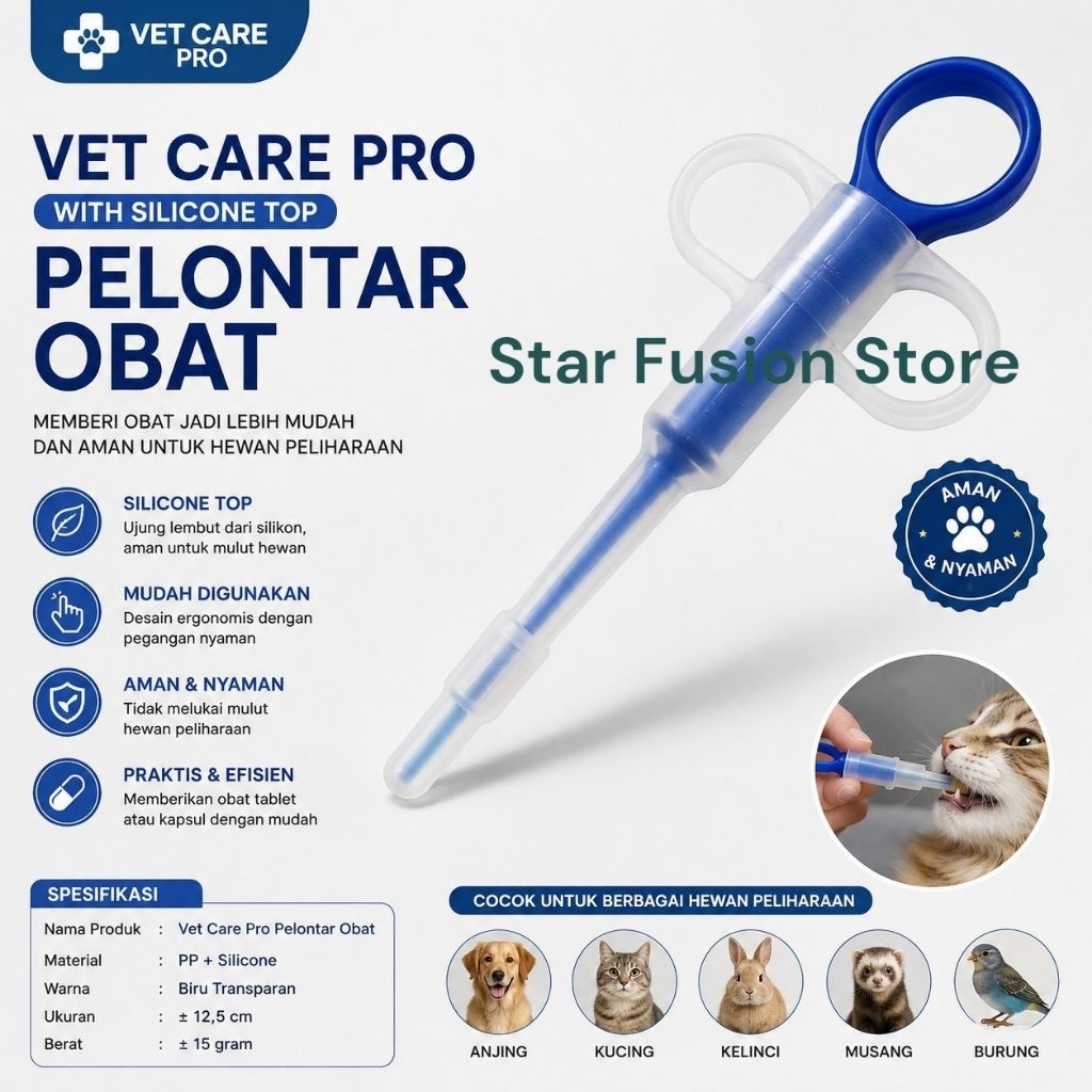 Care Vet Pro Pelontar Obat Kucing