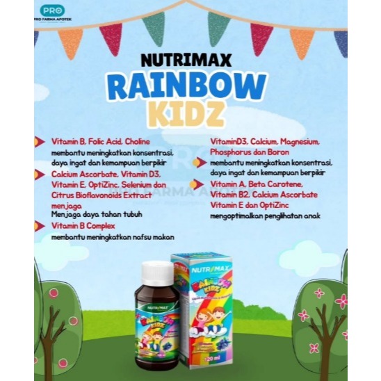 NUTRIMAX RAINBOW KIDS 120ML