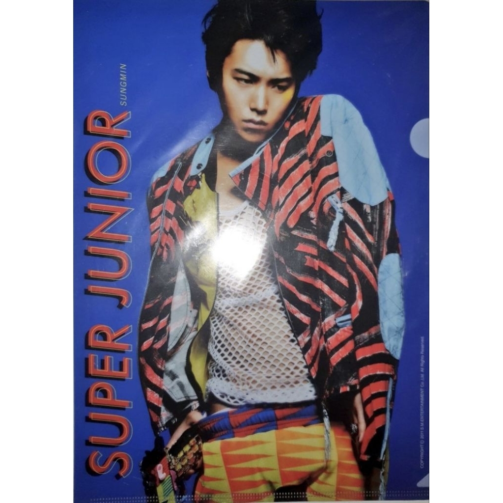 CLEAR FILE SUNGMIN MR SIMPLE SUPER JUNIOR