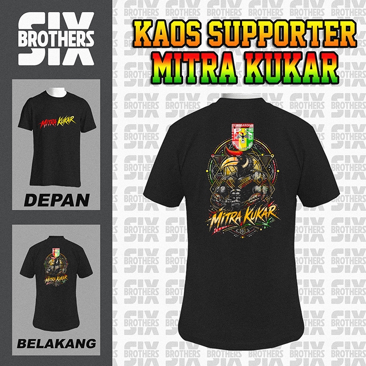 Kaos Fans Mitra Kukar FC Original Desain Keren Supporter Premium Distro Pria Wanita