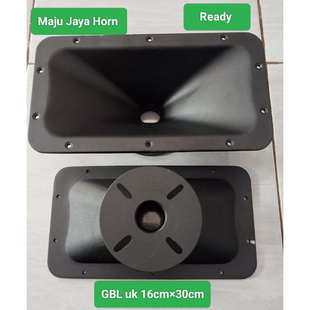 Horn Tweeter bahan alumunium cor GBL uk 16cm×30cm multi fungsi drat baut
