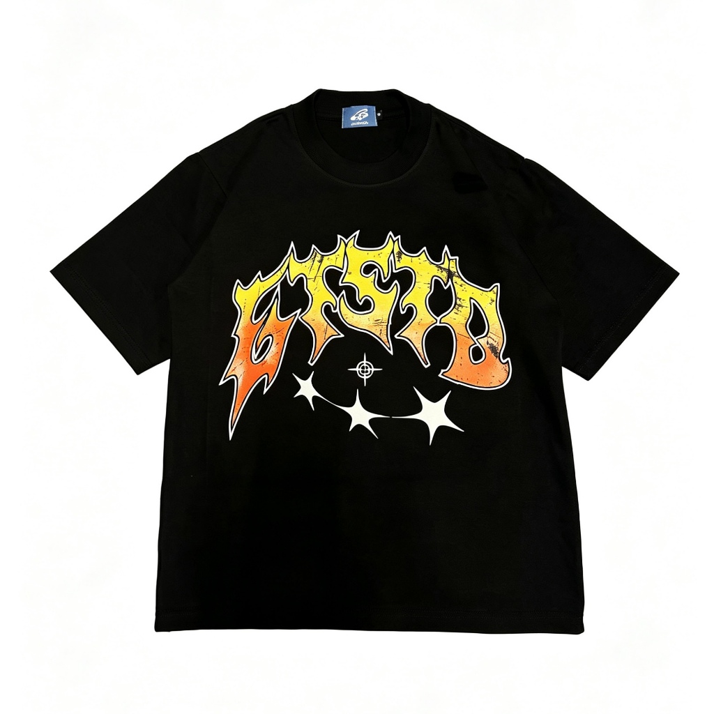 Gt.Studio - Kaos Oversize TERROR Black - T-shirt Unisex