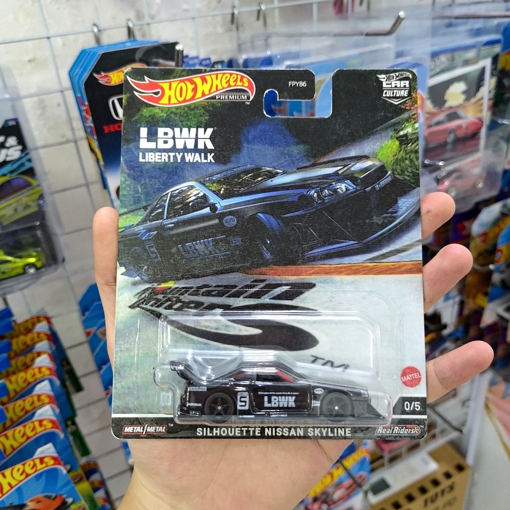 (CUSTOM) Hot Wheels Premium Lb Er34 Super Silhouette Nissan Skyline Chase Custom - Hotwheels Custom 