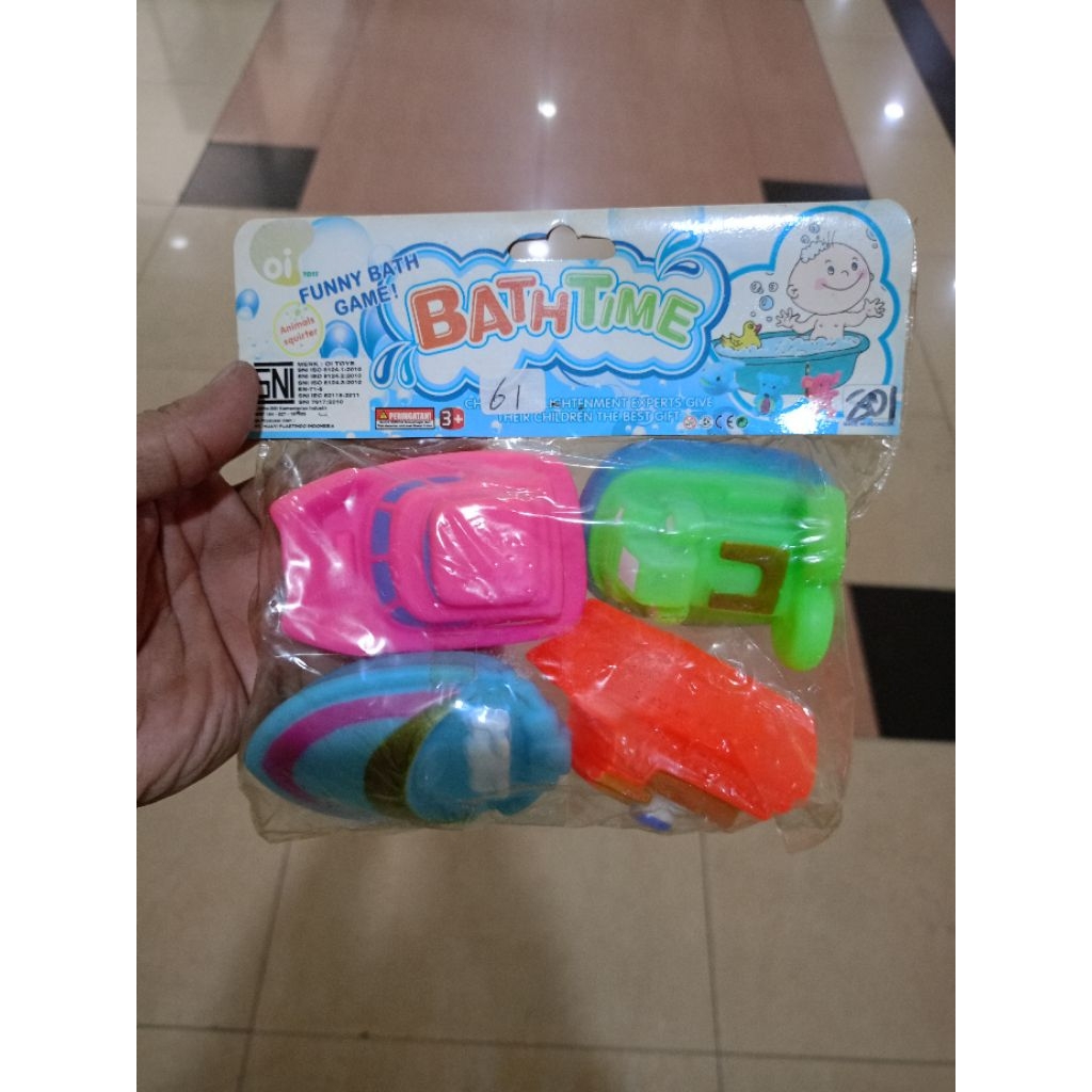 Mainan Anak Perahu Karet 4pcs