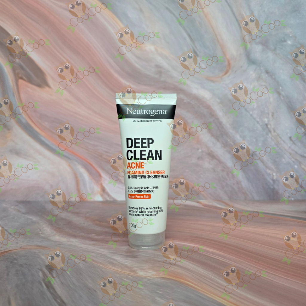 Neutrogena Deep Clean Facial Foaming Cleanser, Acne Foaming Cleanser